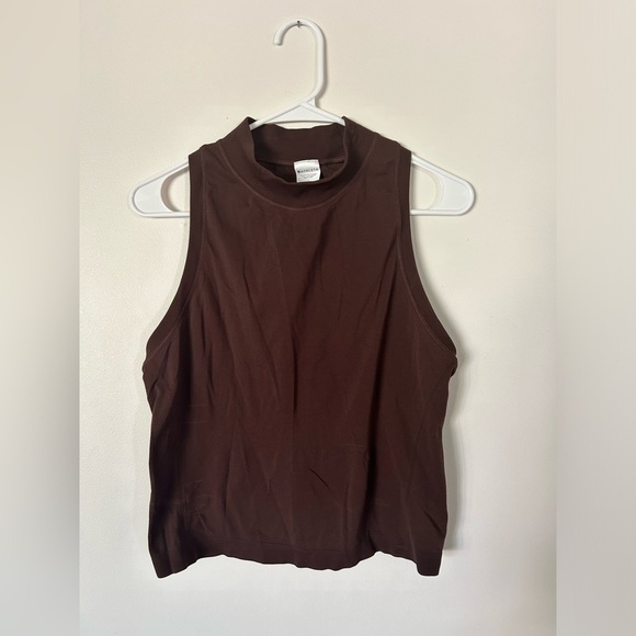 Athleta Tops - Brown Athleta Cropped Tank Size Large